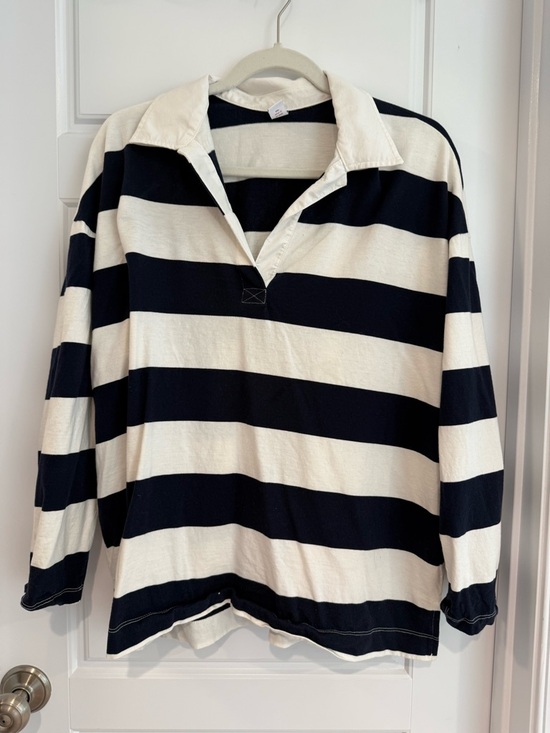 Old Navy Tops - Old Navy Oversized Rugby Polo